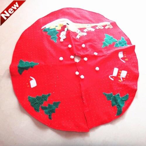 2020 Christmas Decorations For Home 100cm Ground decoration cartoon Christmas Tree Skirt Christmas Supplies home gift Decoration