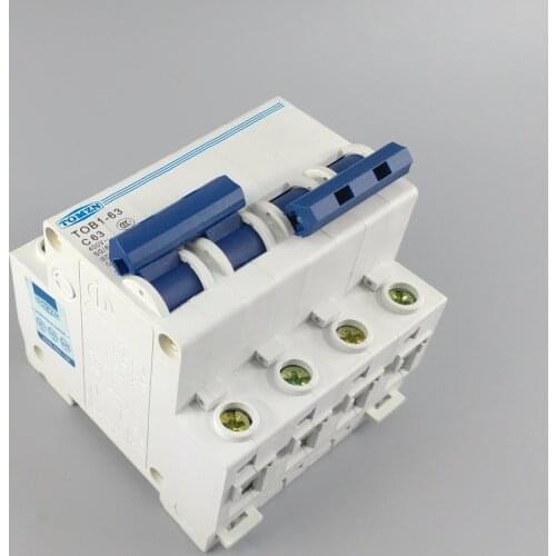 2P 63A MTS Dual power Manual transfer switch Circuit breaker MCB 50HZ/60HZ 400