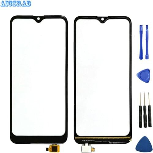 5pcs/lot AICSRAD front outer glass For doogee y8 Touch Panel Touch Screen Digitizer Sensor Replacement y 8+ Tools