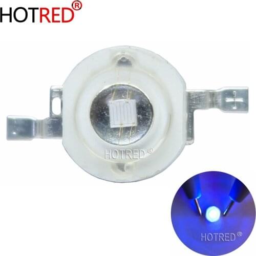 50PCS 3W High Power LED UV Light Chip diode 395nm 400nm 365Nm Purple Ultra Violet for Nail Dryer Currency Identification