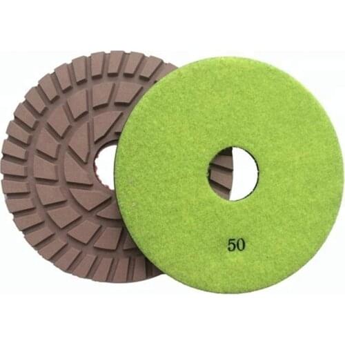 HT Concrete Diamond Polishing Pads 7 Inch Dry Polishing Disc D180mm Resin Grinding Pads for Concrete Terrazzo Floor 10PCS
