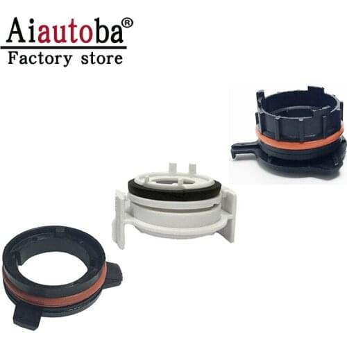 Aiautoba Car Accessories 2Pcs H7 LED Headlight Adapter Base Retainer Holder For BMW 5 Series E39 E46 D2 LED Adapter H7