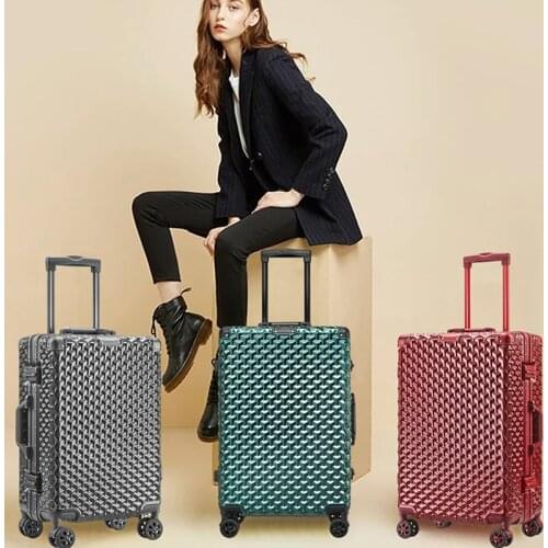 Aluminum frame pc material Hard-shell luggage Universal wheel suitcase 20‘’24‘’Inchs luggage