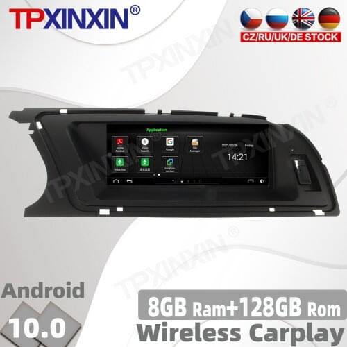 8 +128GB Android 10.0 For Audi A4 2013 2014 2015 Car Radio Multimedia Video Player Navigation GPS Accessories Auto 2din No DVD