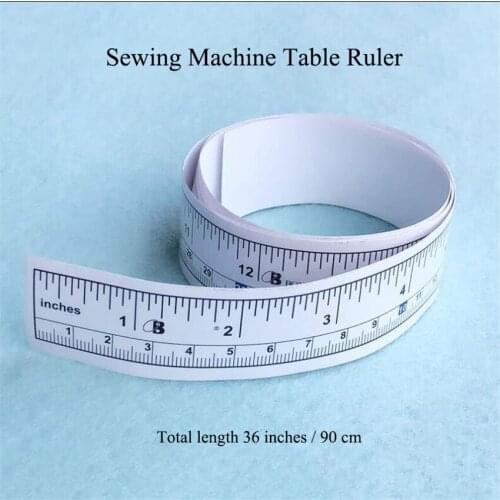 90cm/36inch Sewing Machine Ruler Tape Measures Portable Soft Measuring Ruler Garment Clothes Sticker Rulers Tapes Measuring Tool
