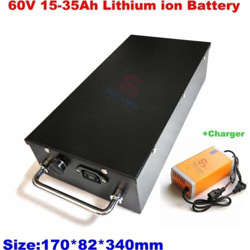 60V 20Ah 25Ah 30Ah 12Ah 15Ah 18Ah Lithium ion battery li ion BMS for X7 X8 X9 X20harley citycoco scooter bicycle +charger