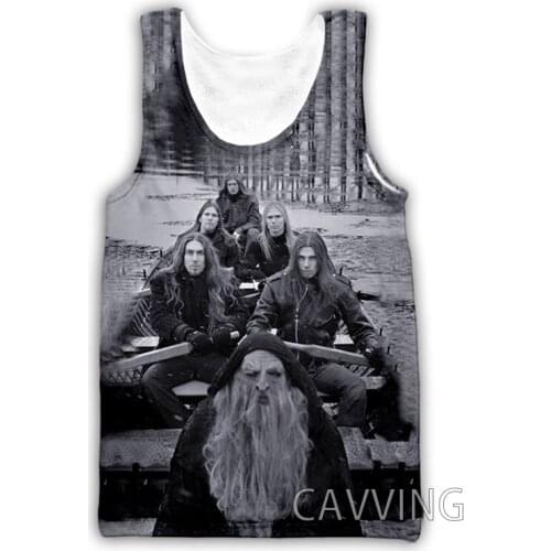 CAVVING 3D Printed Kalmah Band Tank Tops Harajuku Vest Summer Undershirt Shirts Streetwear for Men/women
