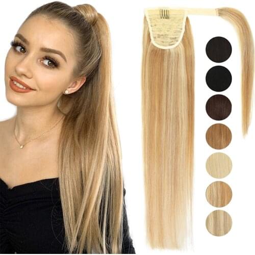 MRSHAIR Human Hair False Tails