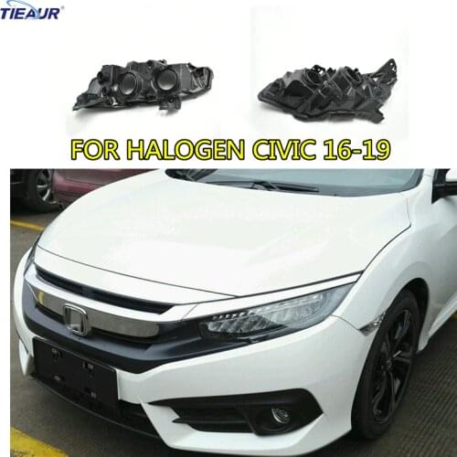 For HALOGEN CIVIC 16-19 Headlight Rear Housing Base Plastic Front Backing Base DIY