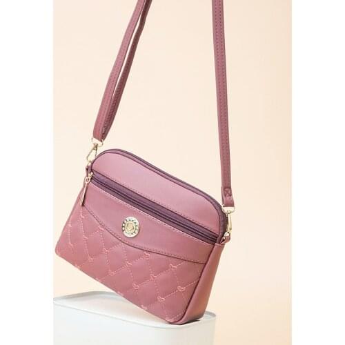 HOT SALE Women Messenger Bags Fashion Embroidery Shoulder Bag Shell Shape Womens Mini Crossbody Bags PU Leather Small Handbags