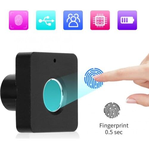 B-P-02A/B-P-02B Biometric Fingerprint Lock Anti Theft Keyless Panel Home Office Drawer Wardrobe Cabinet Lock
