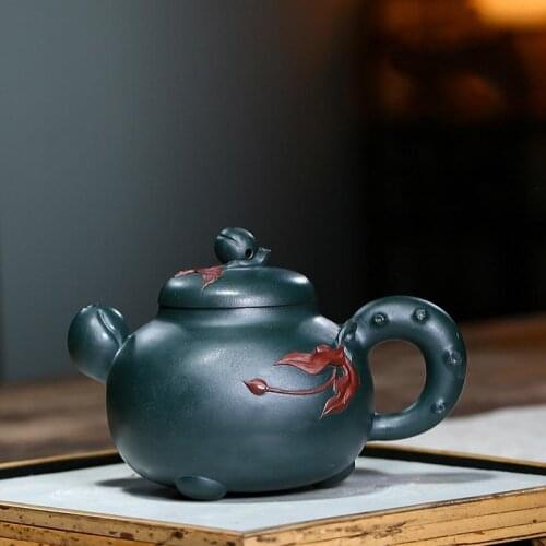 Zisha pot Yixing original mine purple mud hand-made teapot