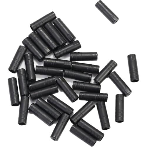 100 Pcs 4/5mm Housing Ferrules Crimps Cord End Covers Derailleur Cable Shifter Brake Line Cap Mountain Bike Cycling Accessories