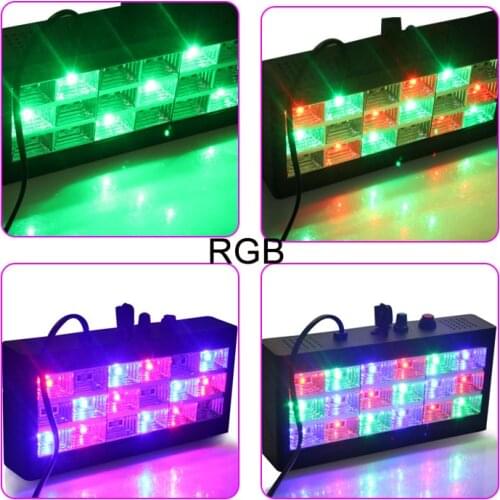 18leds 25W AC 90-240V LED Stage Laser flashing Light DJ Par RGB PARTY Disco/Family DJ High Power with Professional+ EU/US Plug