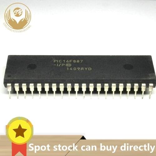 2PCS PIC16F887-I/P PIC16F887 DIP40