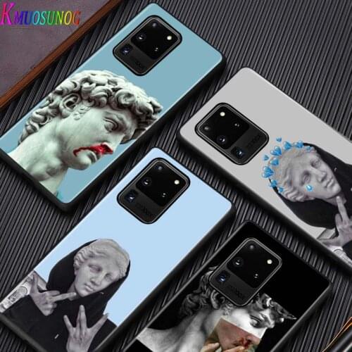 Michelangelo Art Statue for Samsung Note 20 S20 FE Lite Ultra Plus A91 A81 A71 A51 A41 A31 A21 A11 A12 A42 A01 Phone Case