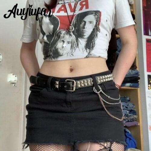 Auyiufar Denim Skirts For Women