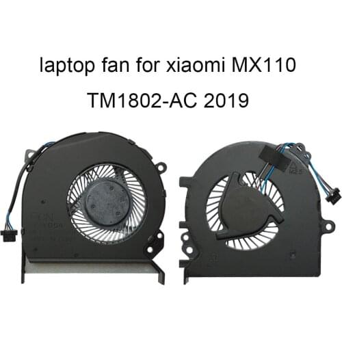 CPU Cooling fan For Xiaomi 15.6 Mi Ruby TM1802 AC AD MX110 2019 TM1709 Notebook PC GPU Graphics card Cooler Radiator 0FL250000H