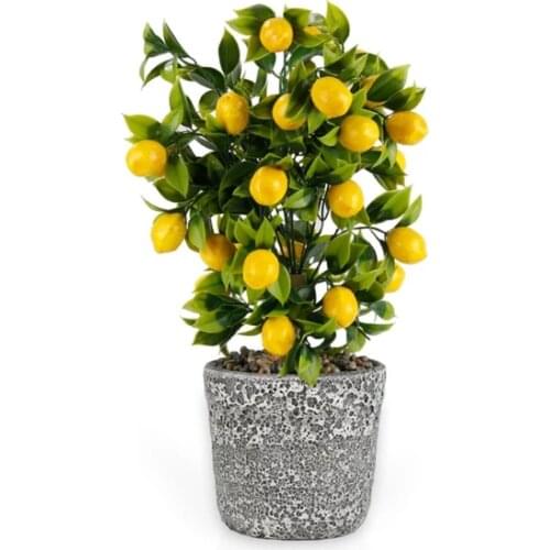 Lemon Tree China-Looking In Pots artificial flower decoration artificial flower искусственный цветок