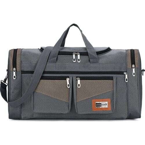 Mens Sports Fitness Bag Gym Travel Handbag Waterproof One Shoulder Bag Multi-purpose Bulk Portable Outdoor Travel Duffel Bags