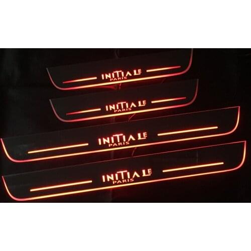 12V Welcome Pedal Lights For Renault Initiale Paris 2019 2020 Pedal car Door Sill Pathway Lamps led thresholds scuff plates auto
