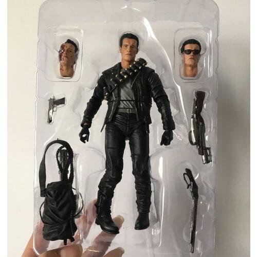 NECA Terminator 2 T-800 Action Figure Model Toy Doll Gift for Christmas