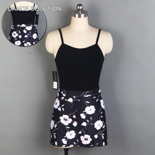 2020 New Ballet Dancing Leotard Ballerina Dance Wrap Skirt Woman Performance Costumes Practice Dancewear 6 Colors 01D0134