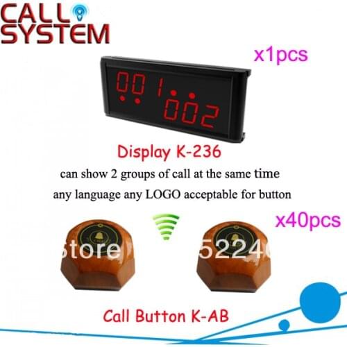 Nursing Home Call Pager for quick service with personalized cann button and LED display Hot sale Shipping Free