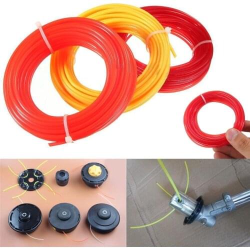 10m len 2mm Nylon Strimmer Garden Cord Wire String Brushcutter Grass Trimmer Round Line For Robot Lawn Mower Grass