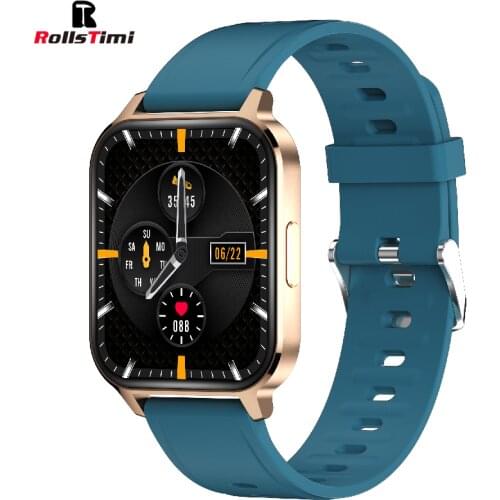 ROLLSTIMI 2021New Q8 Smart Watch Men Music Bluetooth Call Heart Rate Monitoring Sports Smartwatch For Android IOS Fitness Watch