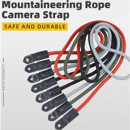 Climbing Rope Camera Strap Micro Single Camera With Retro Camera Rope SLR Camera Shoulder Strap Camera Accessories High Quality