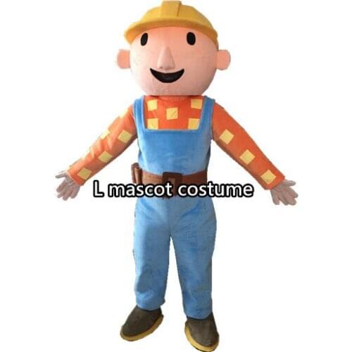High Quality Bob The Builder Mascot Costume Character Costume Cartoon Costume Free Shipping