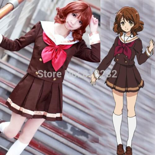 Sound! Euphonium Oumae Kumiko School Uniform Sailor Suits Outfits Anime Customize Cosplay Costumes