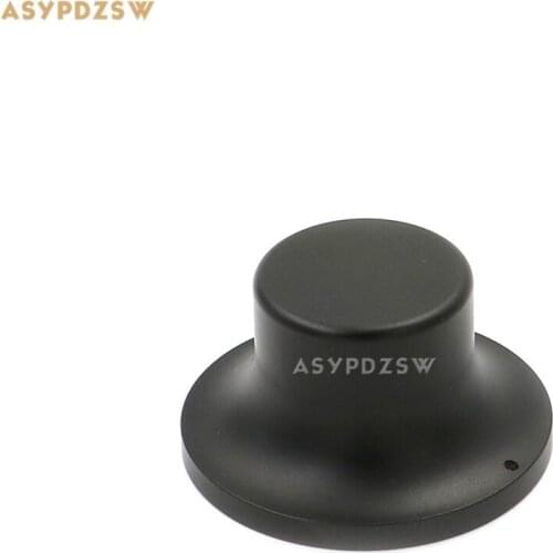 1 PCS Hat shape Matte black 48*28*26 Solid aluminum Power amplifier volume potentiometer knob