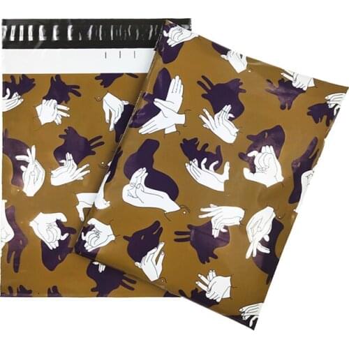 100Pcs Color Courier Bags Poly Mailer Without Padded Envelopes Self Seal Mailing Bag Envelope Shipping Envelopes 25.5x37cm