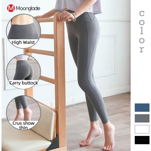 Moonglade Yoga Pants High Waist Gym Leggings Sport Women Fitness Workout Clothes Sports Wear Push Up Hip Lift No T-Line Tights