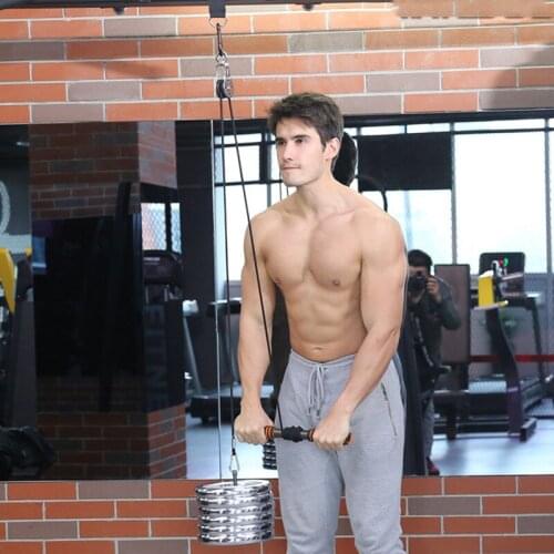 Wrist Forearm Gym Resistance Workout Arm pulley Dumbbell Accessories Exercise Body Building Strength Training Fitness Equipment