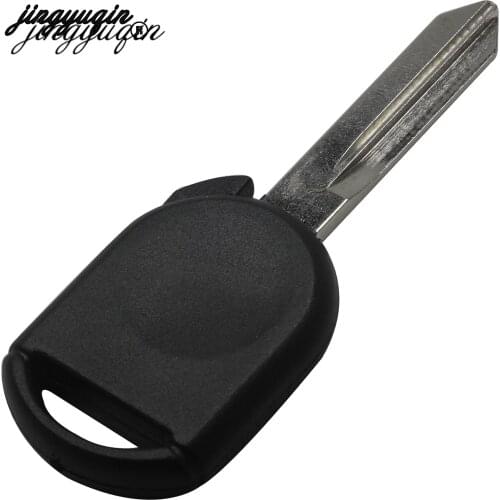 Jingyuqin No Chip Transponder Key Shell For Ford Lincoln Mercury Uncut Key Blank Case (can install chip)