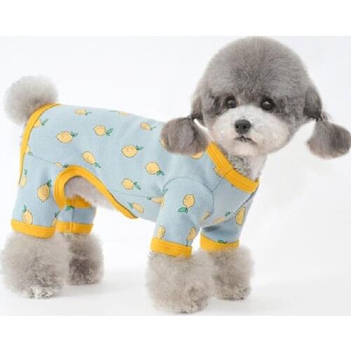 Small Dog Jumpsuit Pajamas Autumn Winter Pet Apparel Chihuahua Yorkshire Puppy Costume Pomeranian Bichon Poodle Dog Clothes Coat