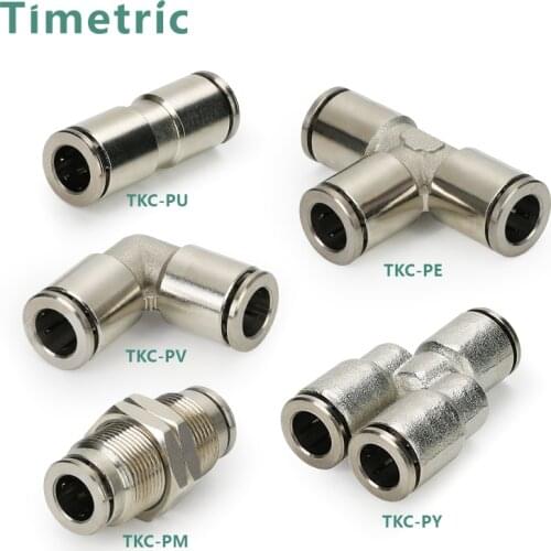 Quick Torsion Three-Way Nickel-Plated Lock Female Coupling, Sleeve Coupling, Stainless Steel Pipe Coupling, No Thread