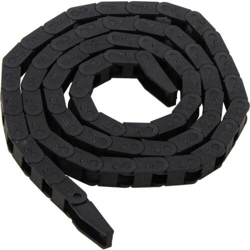 7*7mm Nylon Cable Carrier Drag Chain Black Wire Carriers Plastic Towline Nested For CNC Machine Electronic Tool