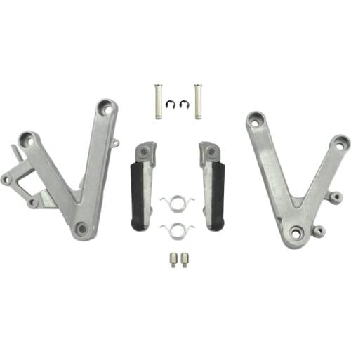 Motorcycle Front Passenger Foot Pegs Foot rest With Brackets For Honda CBR250 MC22 1990-1997 CBR 250
