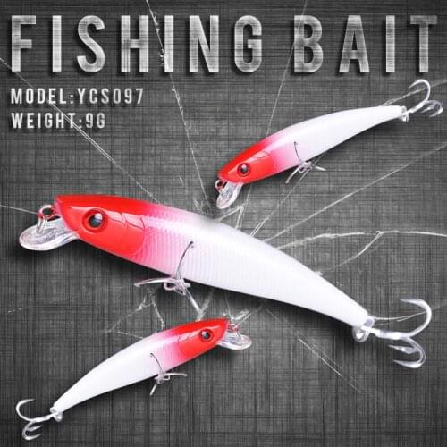 Fishing Lure 90mm/9g 0-0.6 Floating Minnow Hard Baits High-carbon Steel Hooks Crankbait Lure Wobbler High Quality Lures