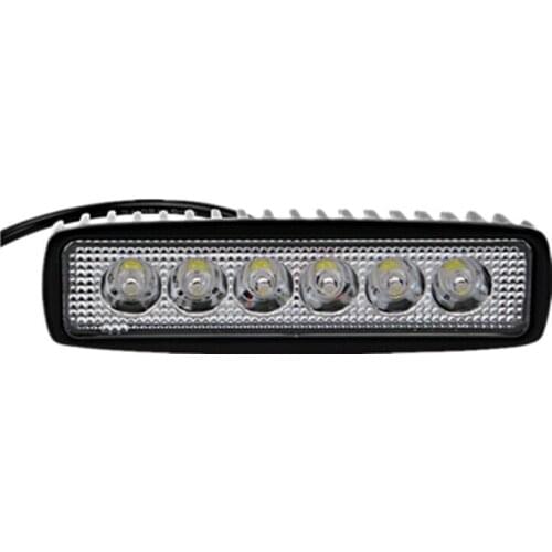 6LED 18W Work Light Bar DRL Driving Fog Spot Lamp For Offroad Car Truck LED Headlights LED Work Light Spotlight