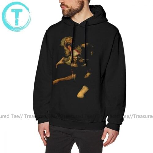 Goya Hoodie Saturn Devouring His Son Classic Painting By Francisco Goya Hoodies Long Sleeve XXX Pullover Hoodie Cotton Hoodies