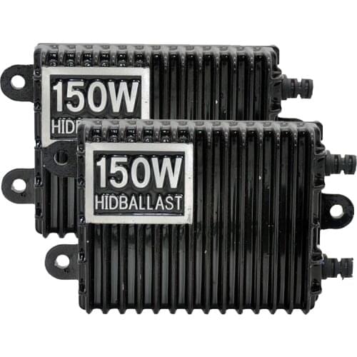 TPTOB 2pcs 150W For HID Bi Xenon Slim Digital Replacement Ballast Reactor Light For H1 H3 H7 9006