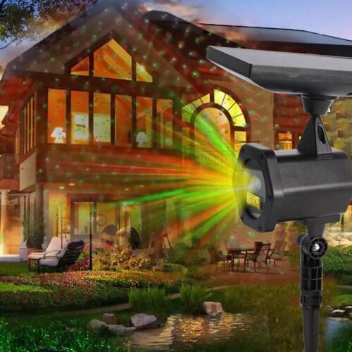 Waterproof Outdoor Christmas Lights Laser Solar Power Star Light Projector LED Lawn Lights Holiday Wedding Party Decoration 3