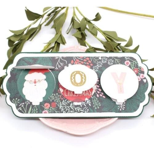 YPP CRAFT Elegant Slimline Frame With Flaps Metal Cutting Dies Stencils for DIY Scrapbooking Decorative Embossing DIY Paper Card