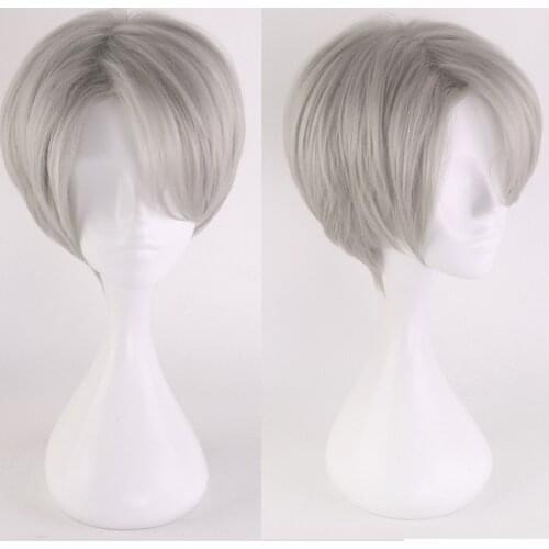 Yuri!!! on Ice Viktor Nikiforov Wig Victor Nikiforov Cosplay Wigs+Wig cap