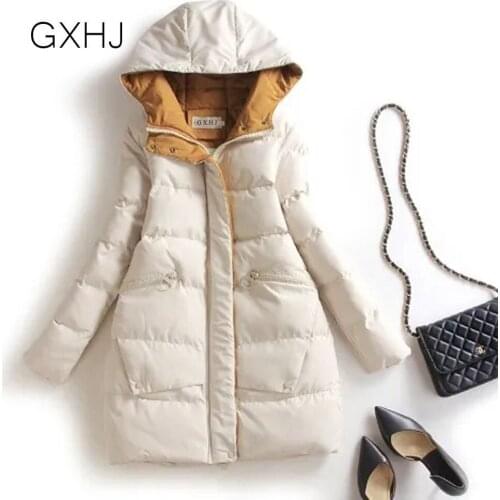 Women Cotton Padded Jacket Winter Hooded Parkas Woman Warm Down Jacket куртка женская winter Warm Outwear LHJ379